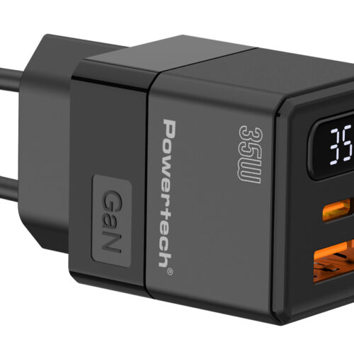 POWERTECH φορτιστής τοίχου PT-1499 με οθόνη