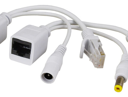 PULSAR σετ μετατροπείς PoE τύπου RJ45 και 2.1/5.5 P-POE1