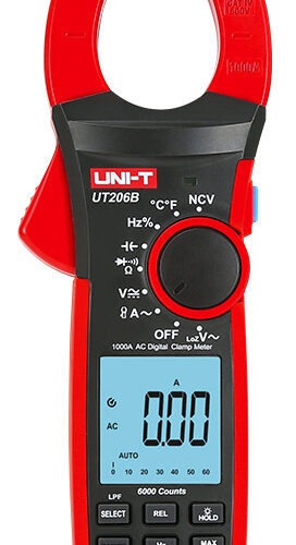 UNI-T πολύμετρο & αμπεροτσιμπίδα UT206B