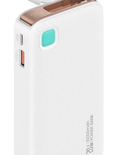 USAMS power bank CD224 με καλώδιο USB-C