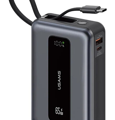 USAMS power bank CD243 με καλώδιο USB-C