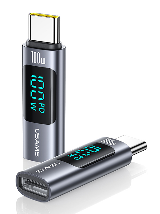 USAMS αντάπτορας USB-C US-SJ682 με οθόνη