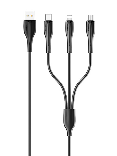 USAMS καλώδιο USB σε USB-C/Lightning/Micro USB US-SJ374