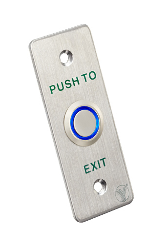 YLI ELECTRONIC χωνευτό μπουτόν PBK-814A με LED